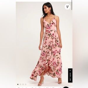 Lulus floral print maxi dress. Worn once